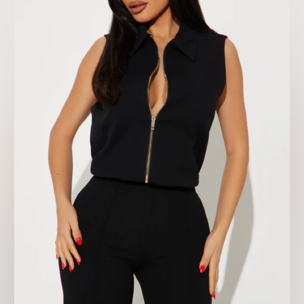 Black Casual Vest